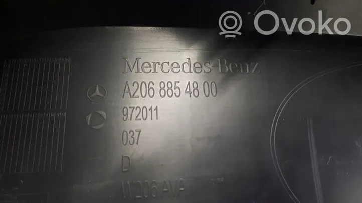 Mercedes-Benz C W206 Moulure inférieure de pare-chocs arrière A2068854800