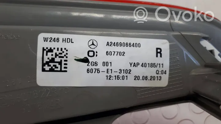Mercedes-Benz B W246 W242 Galinis žibintas kėbule A2469066400