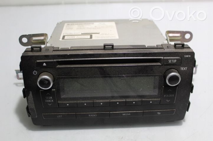 Toyota Auris E180 Unità principale autoradio/CD/DVD/GPS 8612002880