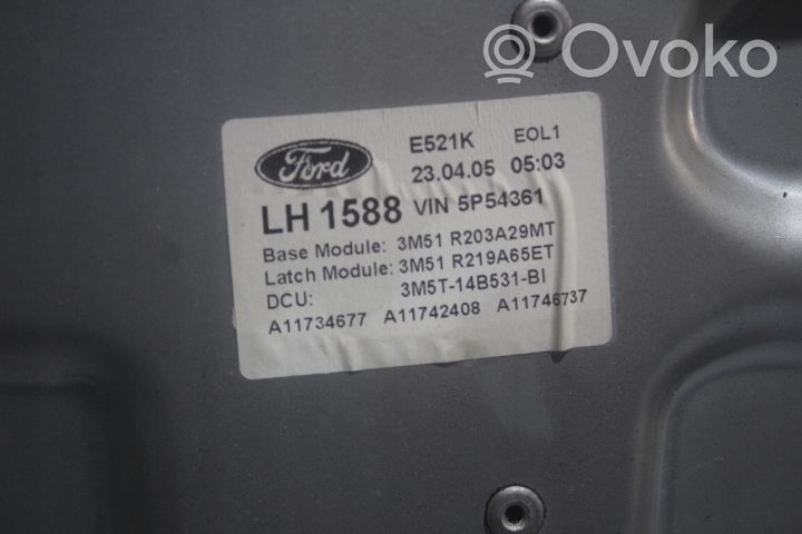 Ford C-MAX I Mechanizm podnoszenia szyby przedniej bez silnika 