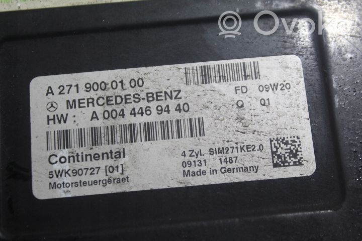 Mercedes-Benz C AMG W204 Unité de commande, module ECU de moteur 2719000100