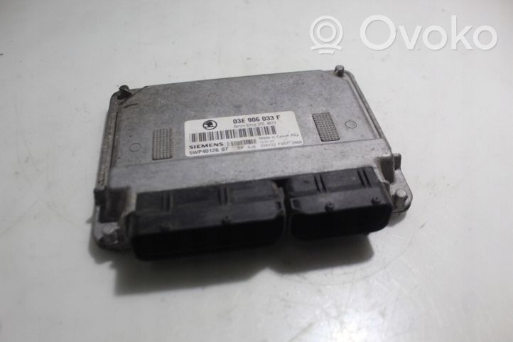 Skoda Fabia Mk1 (6Y) Komputer / Sterownik ECU silnika 5WP40126