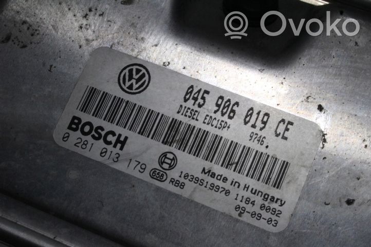 Skoda Fabia Mk2 (5J) Komputer / Sterownik ECU silnika 0281013179