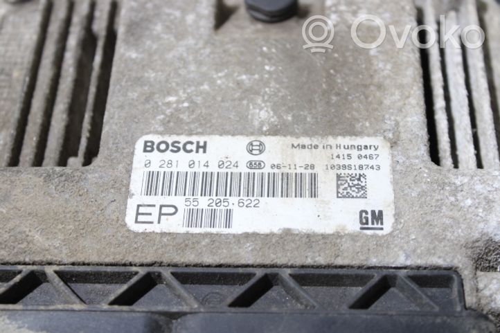 Opel Zafira B Komputer / Sterownik ECU silnika 
