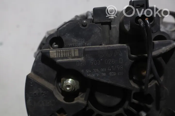 Volkswagen Bora Alternator 0124325003