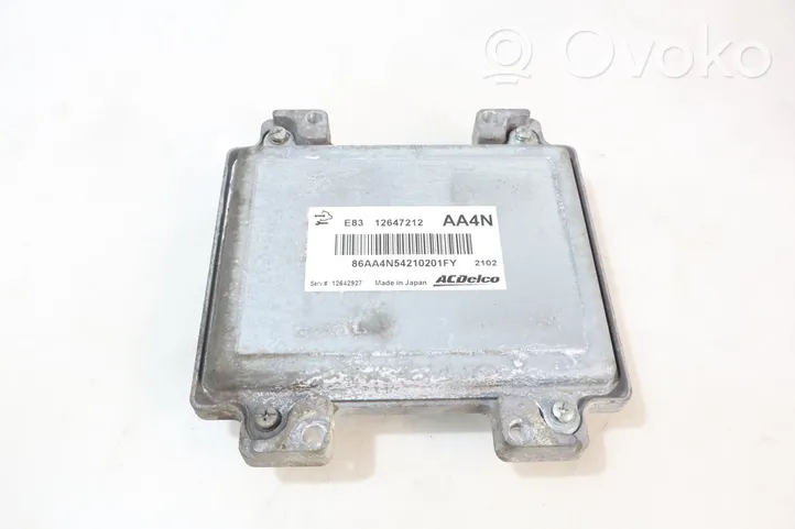 Opel Astra J Unité de commande, module ECU de moteur 