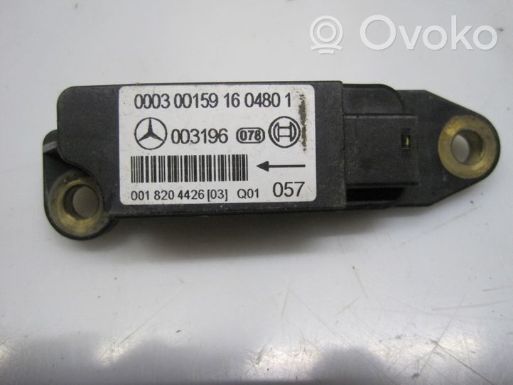 Mercedes-Benz C W203 Capteur de collision / impact de déploiement d'airbag 0018204426
