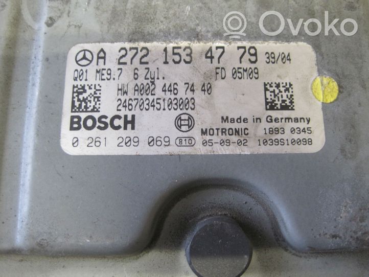 Mercedes-Benz R W251 Komputer / Sterownik ECU silnika A2721534779