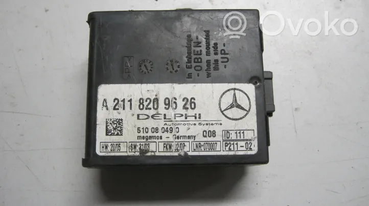 Mercedes-Benz E W211 Centralina/modulo allarme 