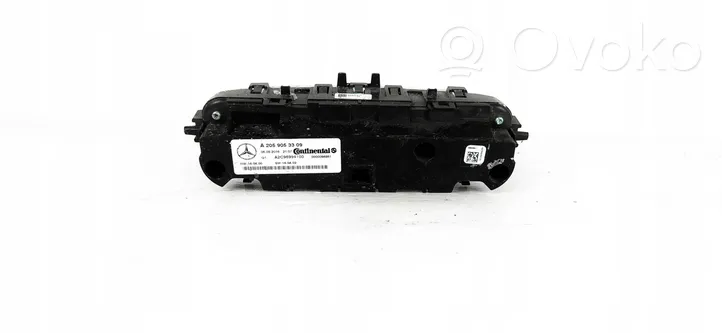 Mercedes-Benz C W205 Centralina del climatizzatore A2059053309