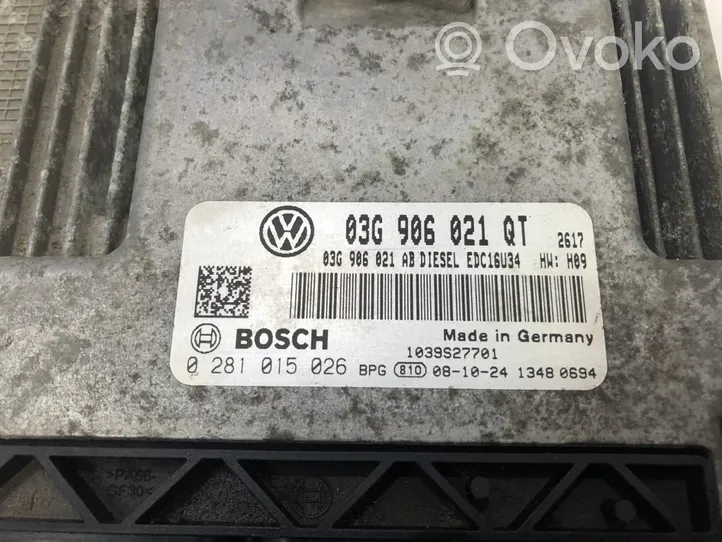 Skoda Superb B6 (3T) Komputer / Sterownik ECU silnika 03G906021QT