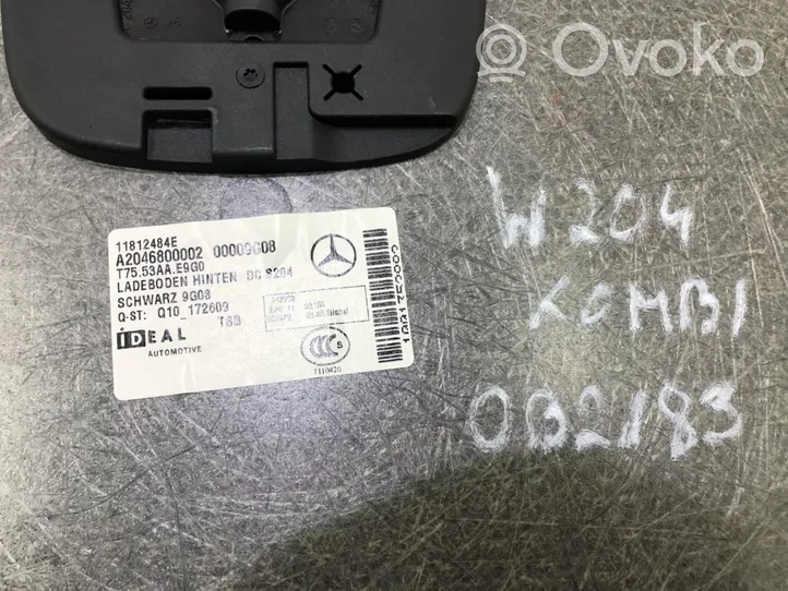 Mercedes-Benz C W204 Tavaratilan pohjan paneeli 2046800002