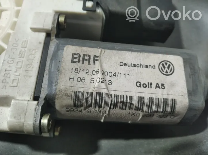 Volkswagen Golf V Elektryczny podnośnik szyby drzwi tylnych 1K4839461A