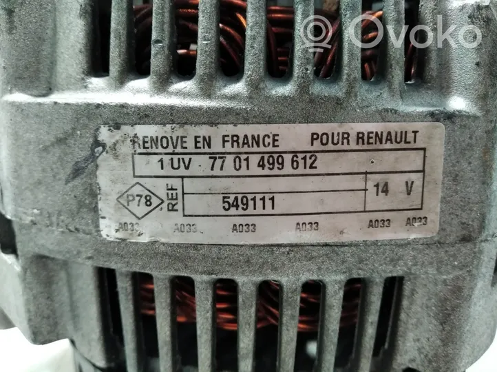 Renault Scenic I Generatore/alternatore 7701499612