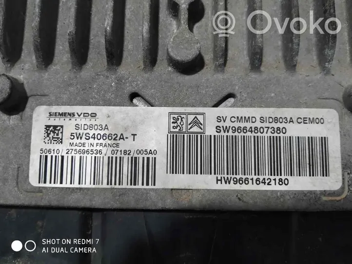 Fiat Scudo Moottorin ohjainlaite/moduuli SW9664807380