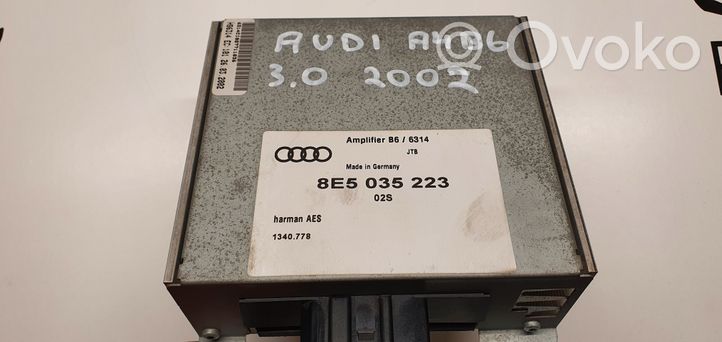 Audi A4 S4 B6 8E 8H Amplificateur de son 8E5035223