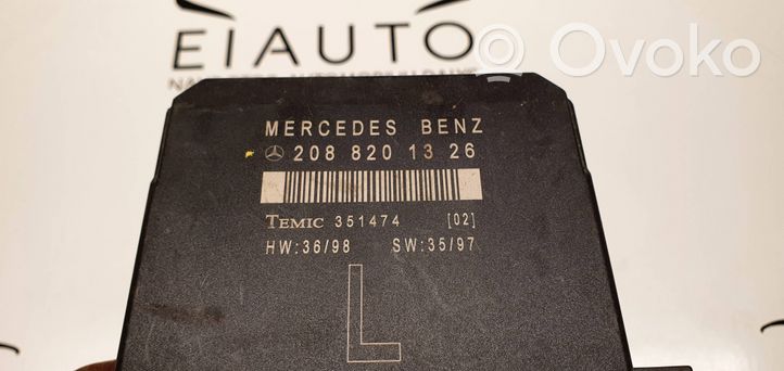 Mercedes-Benz E W210 Oven keskuslukituksen ohjausyksikön moduuli 2088201326