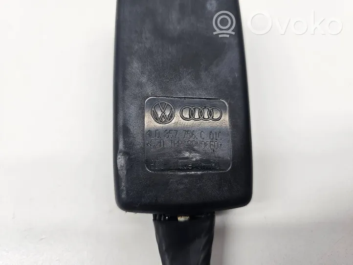 Audi Q7 4L Klamra przedniego pasa bezpieczeństwa 4L0857756C