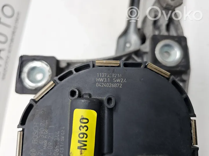 Volvo V50 Mechanizm i silniczek wycieraczek szyby przedniej / czołowej 3397020756