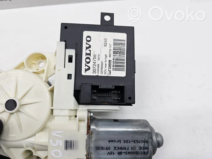 Volvo V50 Aizmugurē loga pacēlāja motoriņš 30724755