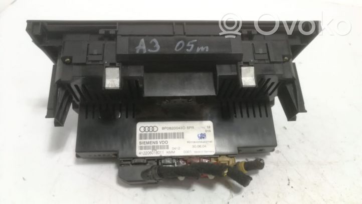 Audi A3 S3 8P Ilmastoinnin ohjainlaite 