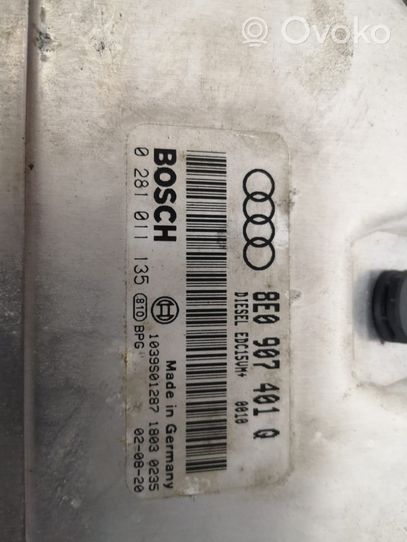 Audi A4 S4 B6 8E 8H Centralina/modulo del motore 0281011135