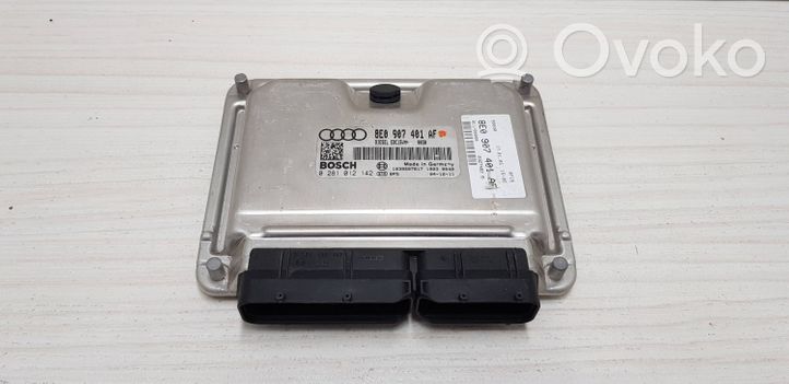 Audi A4 S4 B6 8E 8H Dzinēja vadības bloks 8E0907401AF