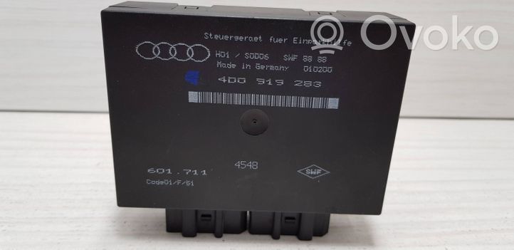 Audi A8 S8 D2 4D Unité de commande, module PDC aide au stationnement 4D0919283