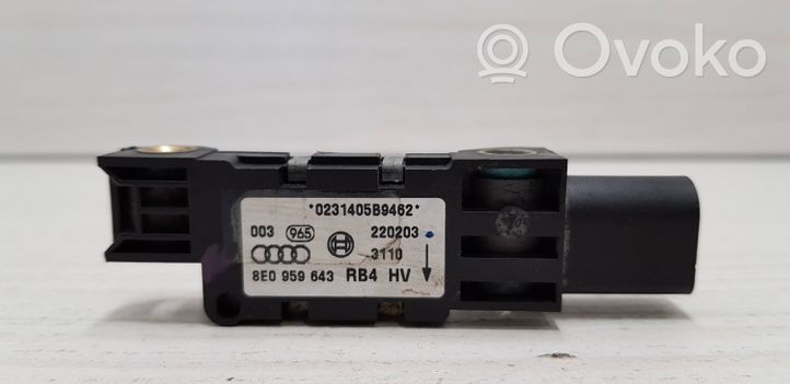 Audi A6 S6 C5 4B Airbag deployment crash/impact sensor 8E0959643