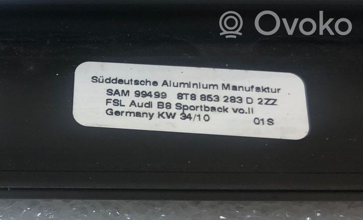 Audi A5 Sportback 8TA Etuoven lasin muotolista 8T8853283D