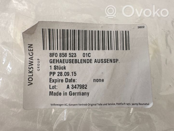 Audi A4 S4 B8 8K Spoguļa plastmasas dekoratīvā apdare 8F0858523