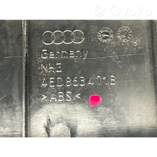 Audi A8 S8 D3 4E Rivestimento di protezione sottoporta del bagagliaio/baule 4E0863471B