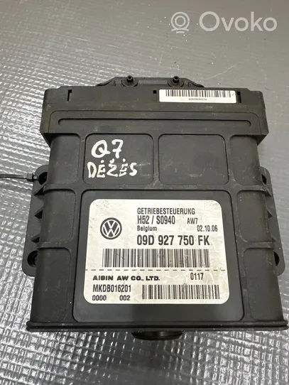 Audi Q7 4L Module de contrôle de boîte de vitesses ECU 09D927750FK