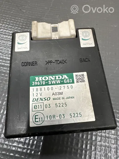 Honda CR-V Muut ohjainlaitteet/moduulit 39670SWWG03
