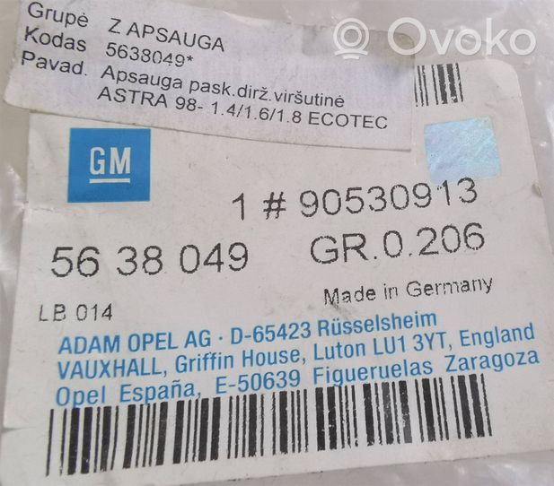 Opel Astra G Protezione cinghia di distribuzione (copertura) 5638049