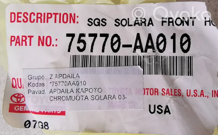 Toyota Solara Dachzierleiste 75770AA010