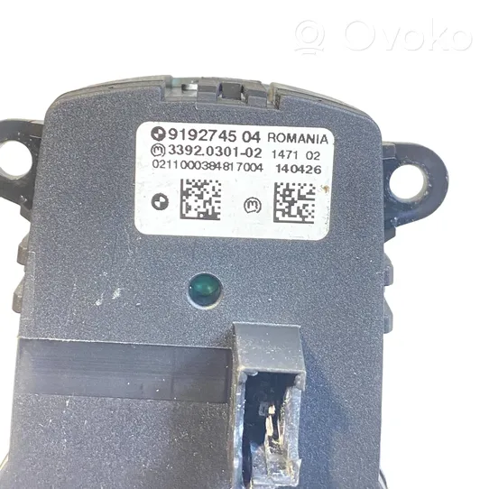 BMW 5 F10 F11 Light switch 9192745