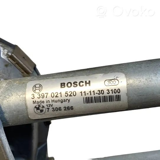 BMW 5 F10 F11 Mechanizm i silniczek wycieraczek szyby przedniej / czołowej 7306266