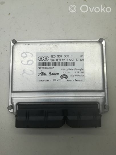 Audi A8 S8 D3 4E Pakabos valdymo blokas 4e0907553e