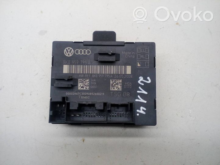 Audi A4 S4 B8 8K Unité de commande module de porte 8K0959795A