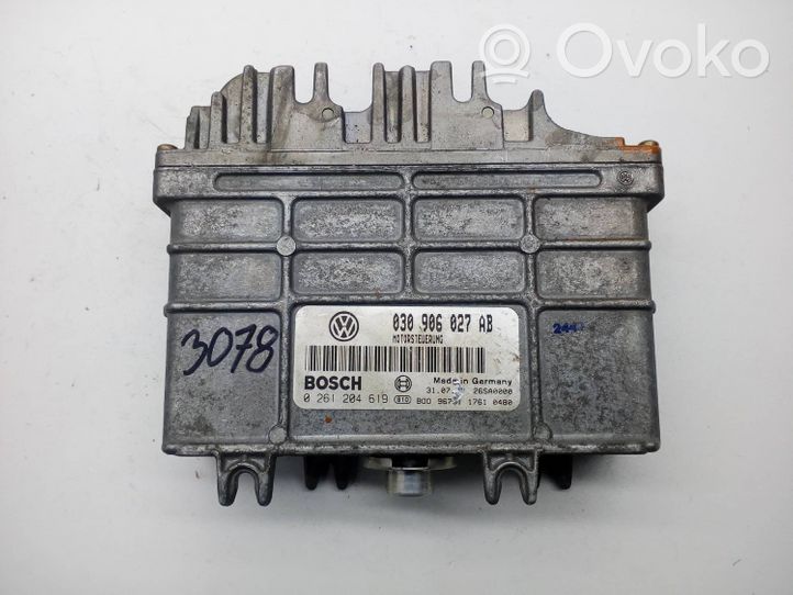 Volkswagen Polo III 6N 6N2 6NF Moottorin ohjainlaite/moduuli 030906027AB