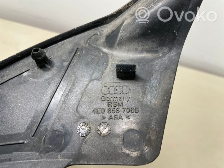 Audi A8 S8 D3 4E Obudowa lusterka zewnętrznego drzwi przednich 4E0858706B