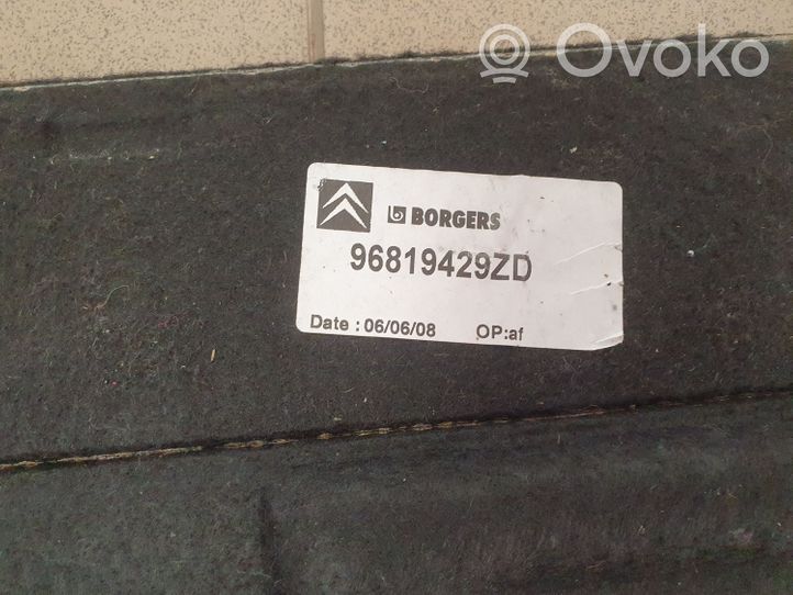 Citroen C5 Trunk/boot floor carpet liner 96819429ZD