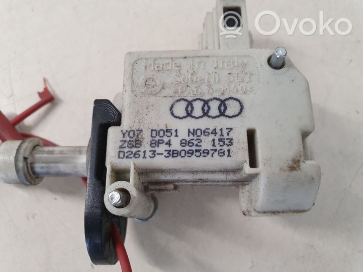 Audi A3 S3 8P Fuel tank cap lock motor 8P4862153