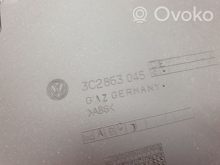 Volkswagen PASSAT CC Rivestimento laterale della consolle centrale anteriore 3C2863045