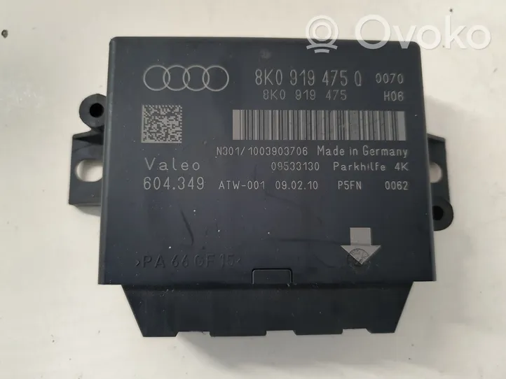 Audi A5 8T 8F Unité de commande, module PDC aide au stationnement 8K0919475Q