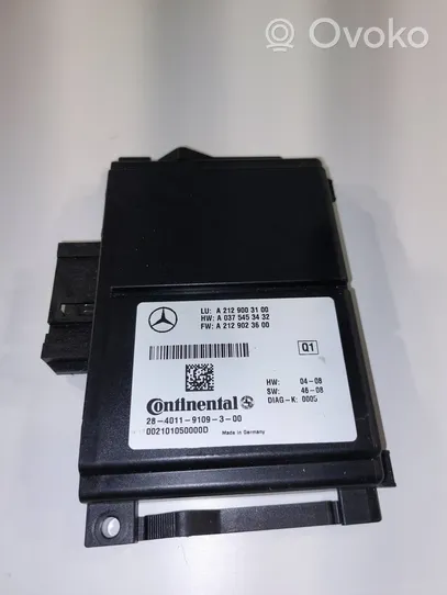 Mercedes-Benz E W212 Otras unidades de control/módulos A2129003100