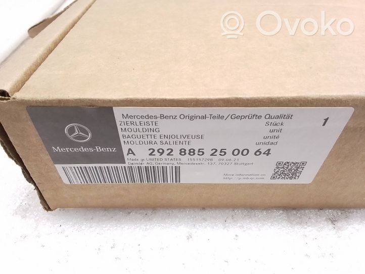 Mercedes-Benz GLE AMG (W166 - C292) Listwa zderzaka przedniego A292885250064