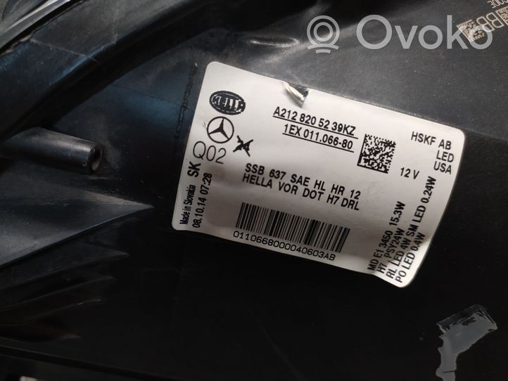 Mercedes-Benz E W212 Phare frontale A2128205239