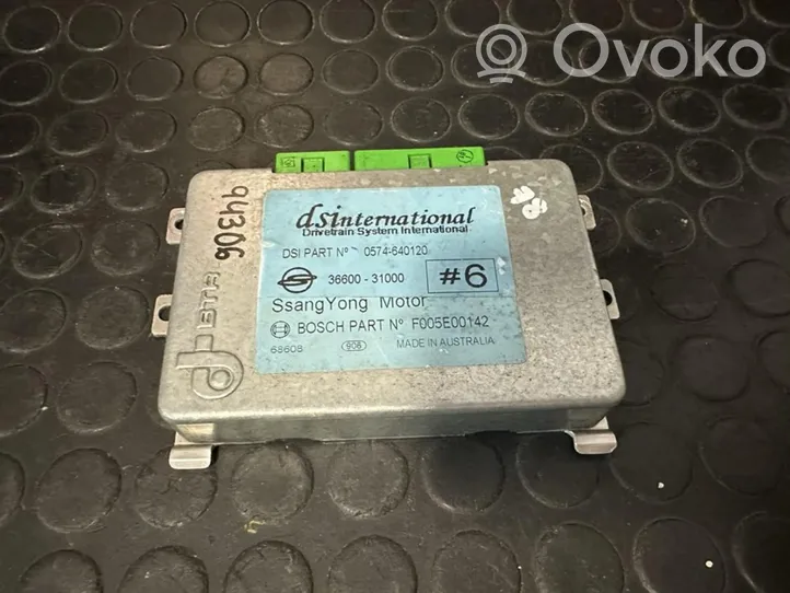 SsangYong Actyon sports I Calculateur moteur ECU 3660031000